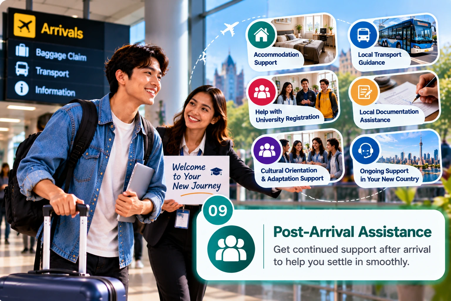 welcoming new beginnings abroad